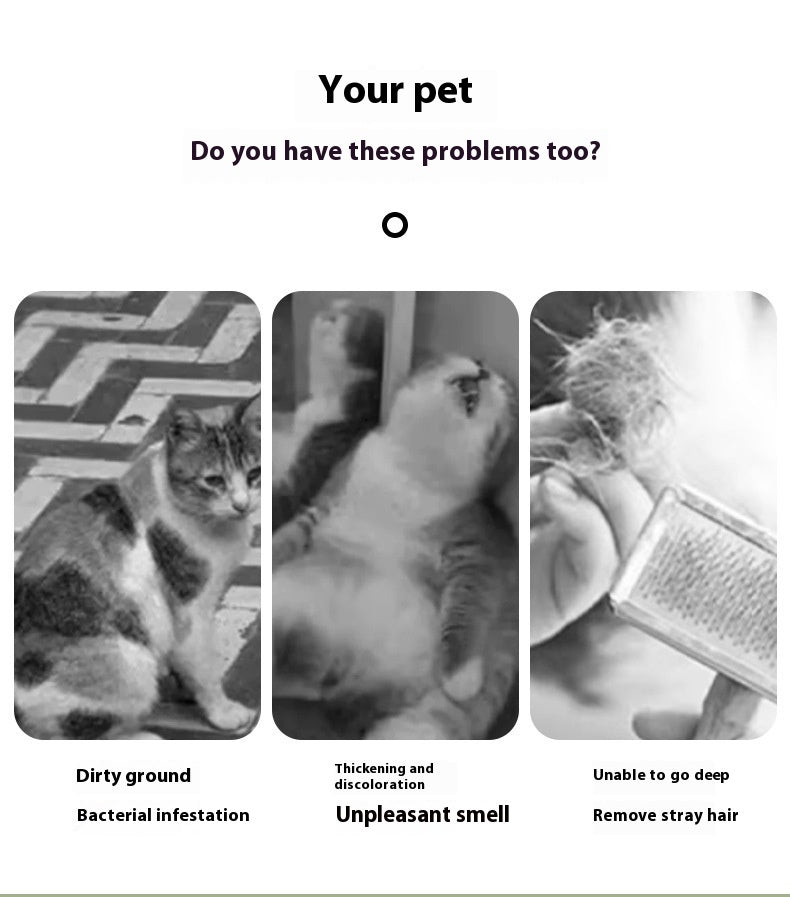 Pets Spray Hair Cleaning Grooming Water Brush