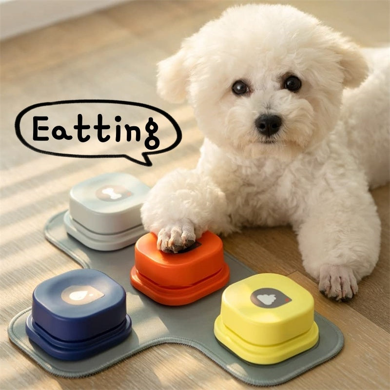 4 Colors Pet Communication Button One-click Toy