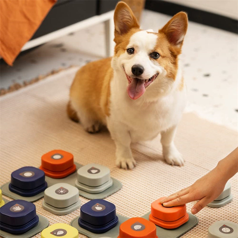4 Colors Pet Communication Button One-click Toy