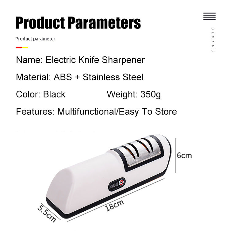 USB Rechargeable Electric Knife Sharpener
