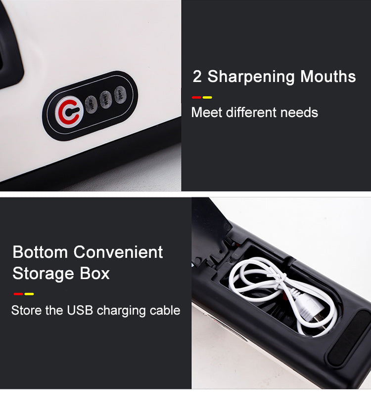 USB Rechargeable Electric Knife Sharpener