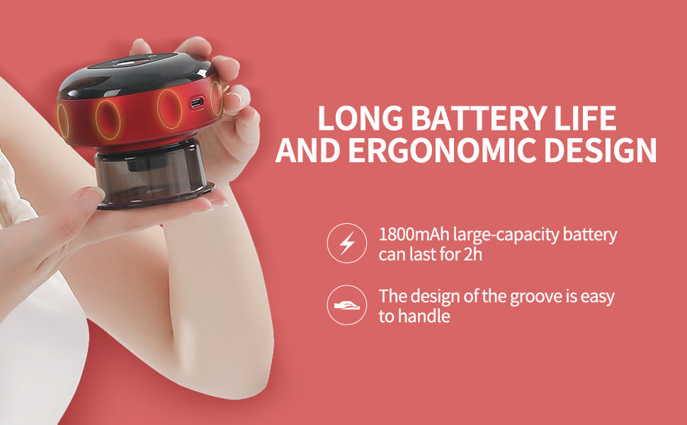 Electric Vacuum Cupping Massage Body Cups Anti-Cellulite Therapy Massager