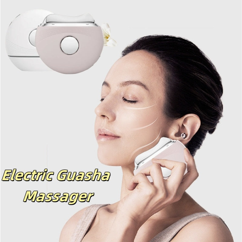 Electric Massager EMS Face Lifting Remove Edema Firming Skin Clod Heat Body Scraping Skincare Device