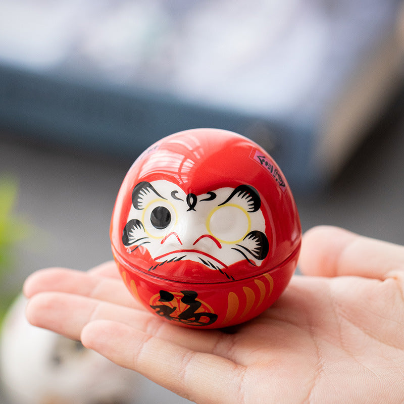 Dharma Tumbler Lucky Cat Japanese Ornament