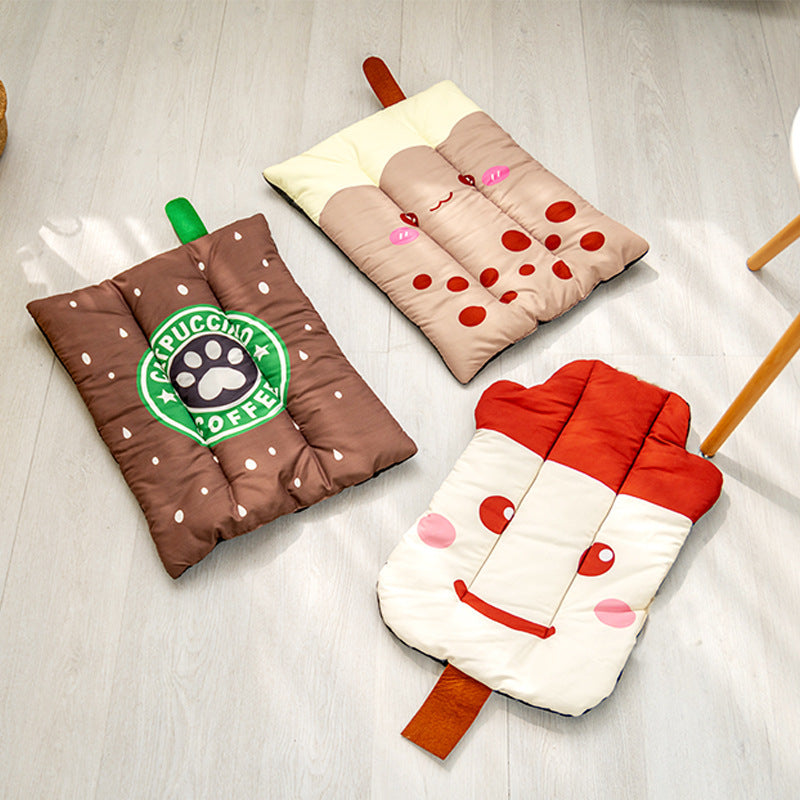 Cooling Mat Summer Fruit Pet Beds