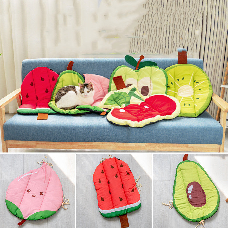 Cooling Mat Summer Fruit Pet Beds