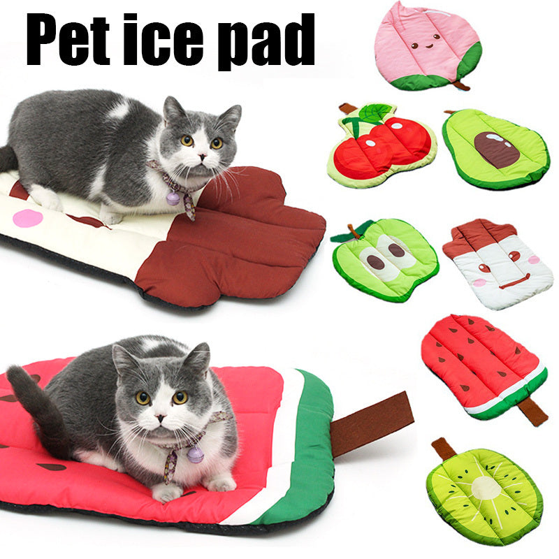 Cooling Mat Summer Fruit Pet Beds