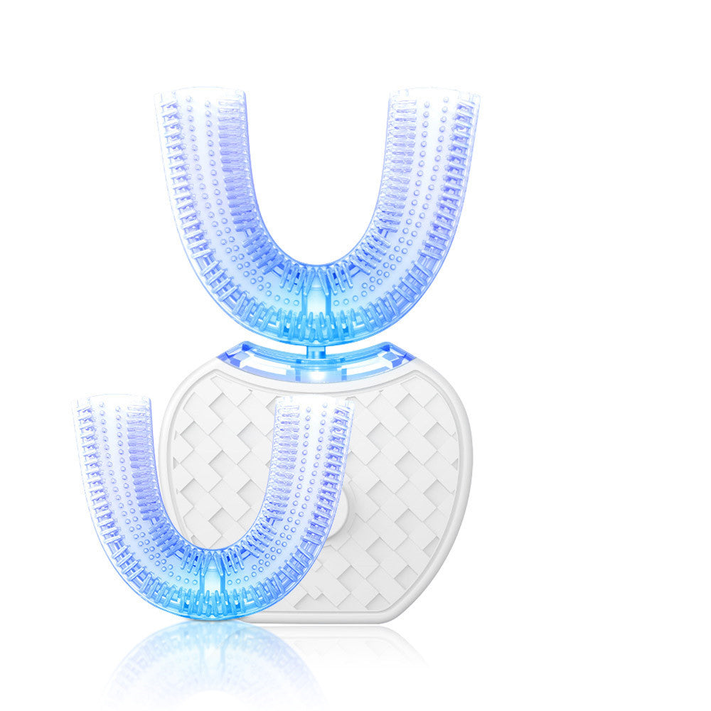 360 Degrees Intelligent Automatic Electric Waterproof Whitening Blue Light Toothbrush