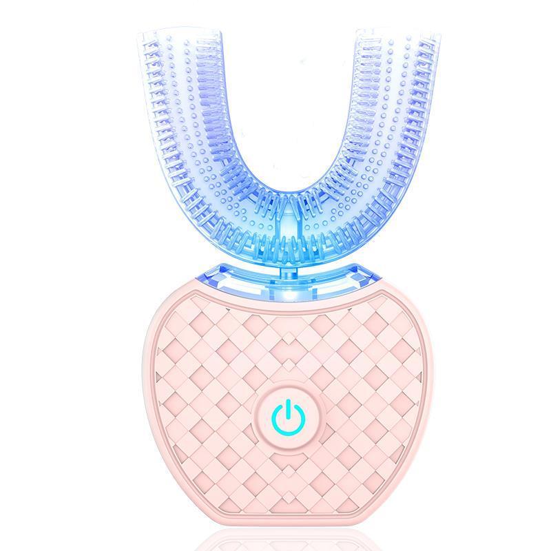 360 Degrees Intelligent Automatic Electric Waterproof Whitening Blue Light Toothbrush