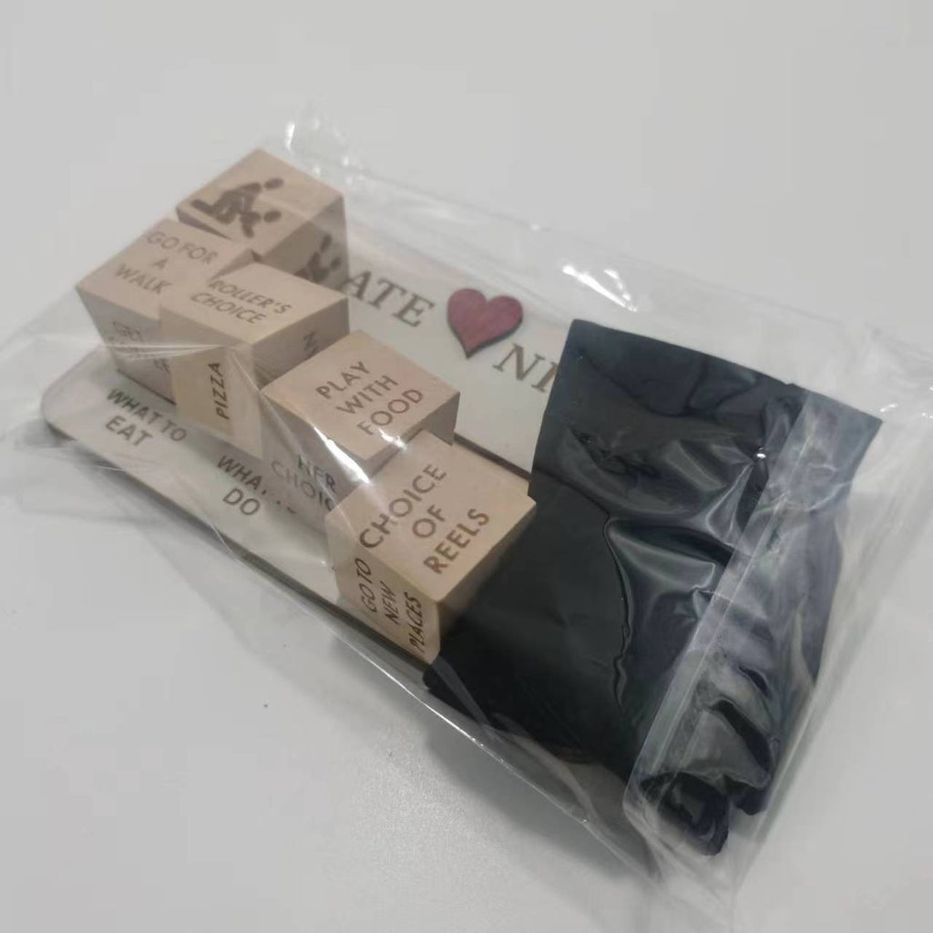 Wooden Date Night Ideas Game Dice Romantic Couple