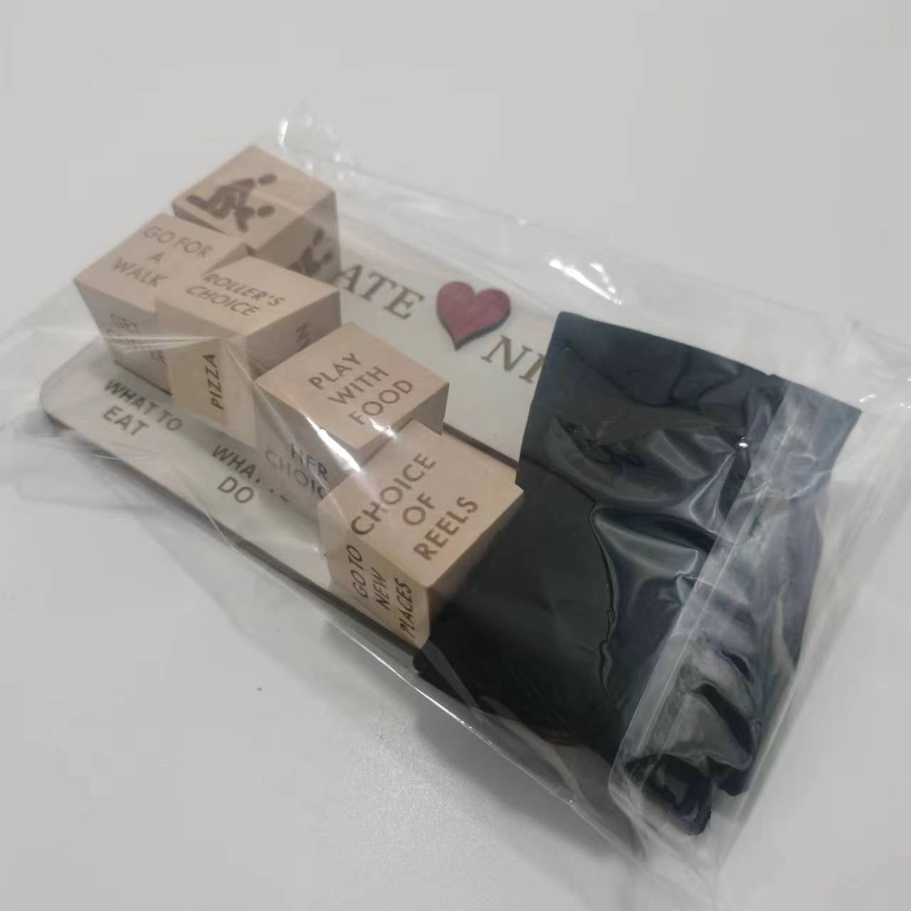 Wooden Date Night Ideas Game Dice Romantic Couple