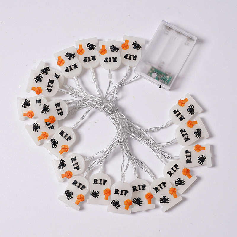 Halloween Lighting Chain Pumpkin Ghost Bat Indoor And Outdoor Home Decoration