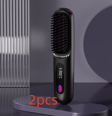 2 In 1 Straight Hair Comb Wireless