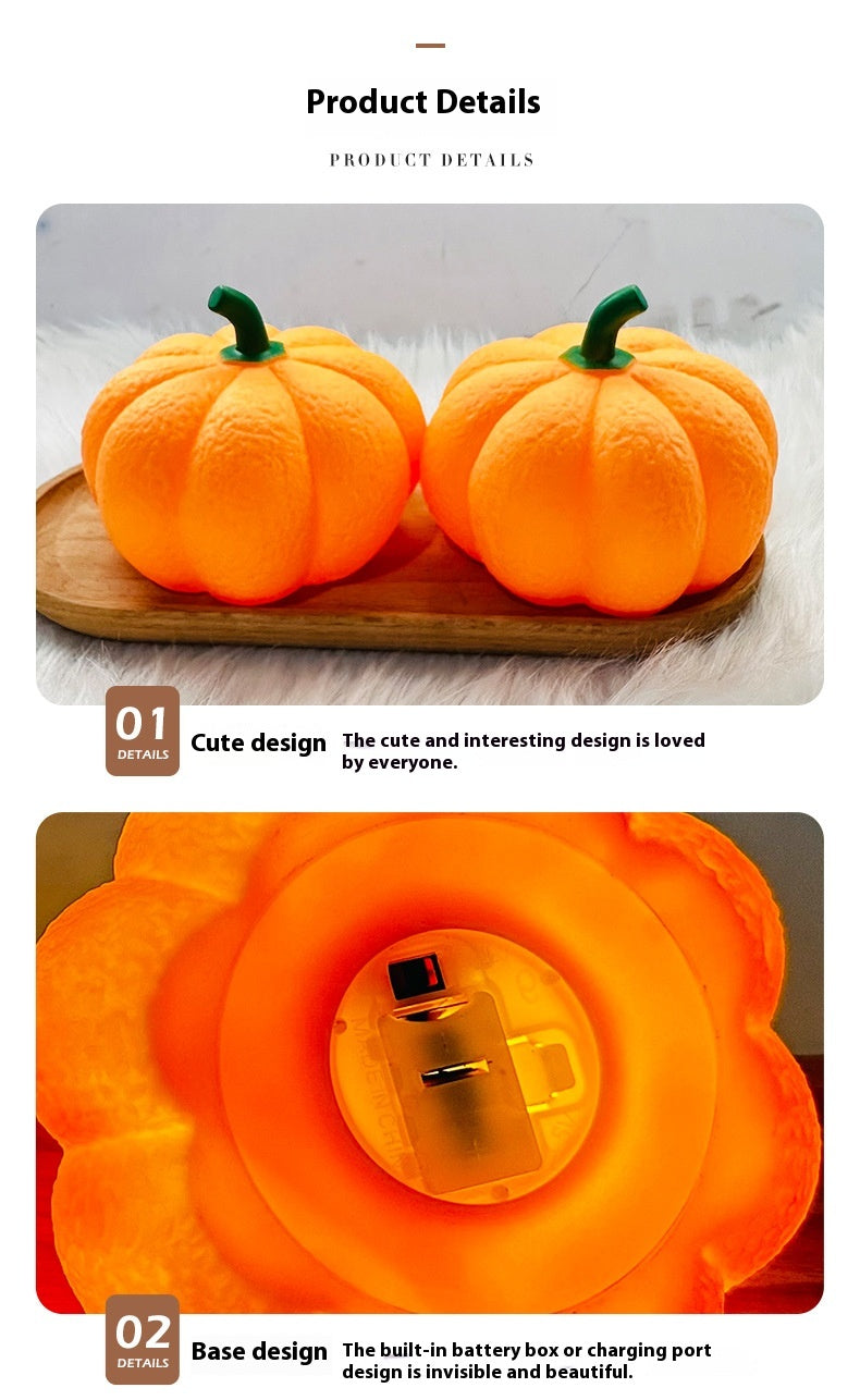 Pumpkin Halloween Decorative Night Light