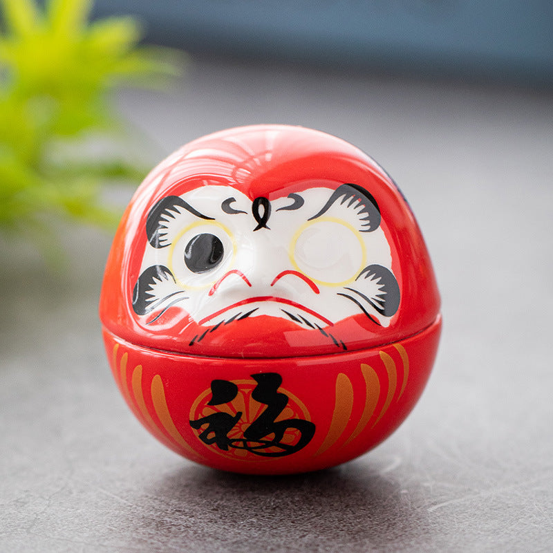 Dharma Tumbler Lucky Cat Japanese Ornament