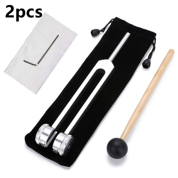 128 Hz Weighted Bio-Acoustic Tuning Fork For Healing Chakra,Sound Therapy,Relieve Stress