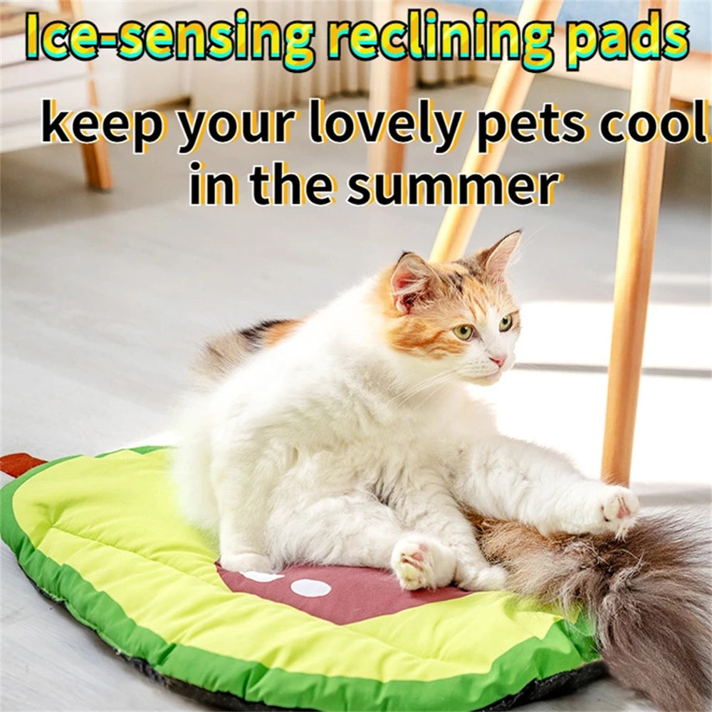 Cooling Mat Summer Fruit Pet Beds