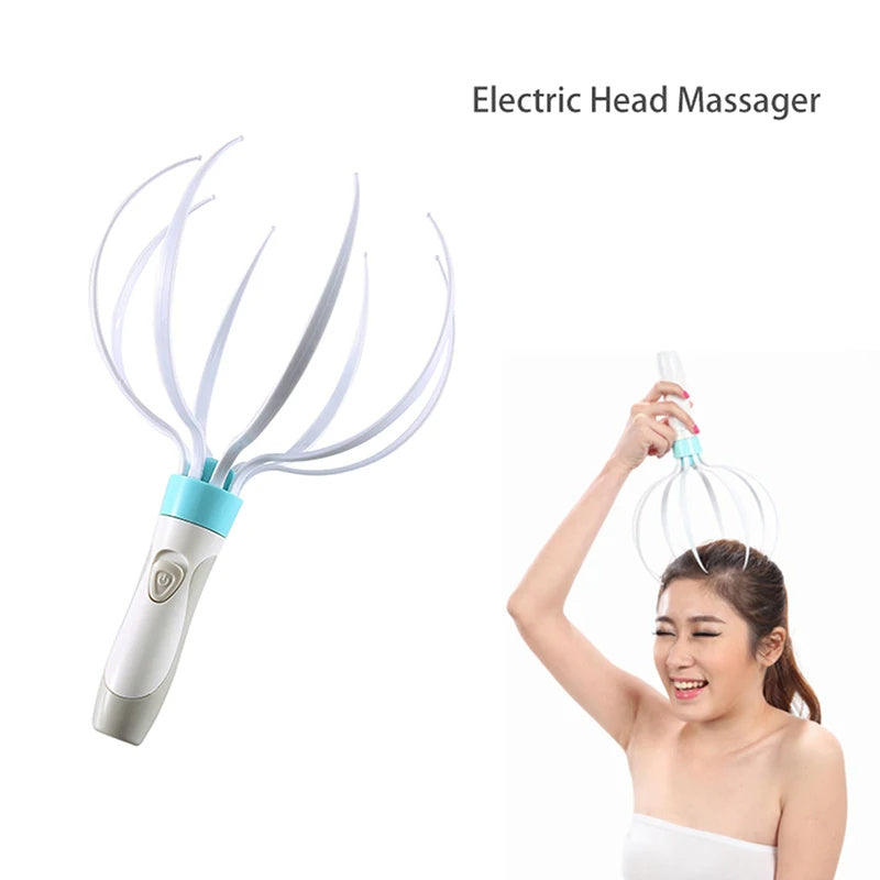 Electric Head Massager Scalp Vibration Massage Eight Claw Massager