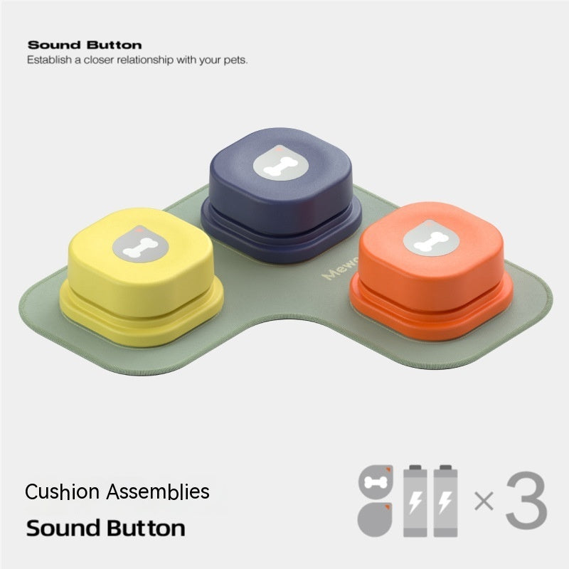4 Colors Pet Communication Button One-click Toy