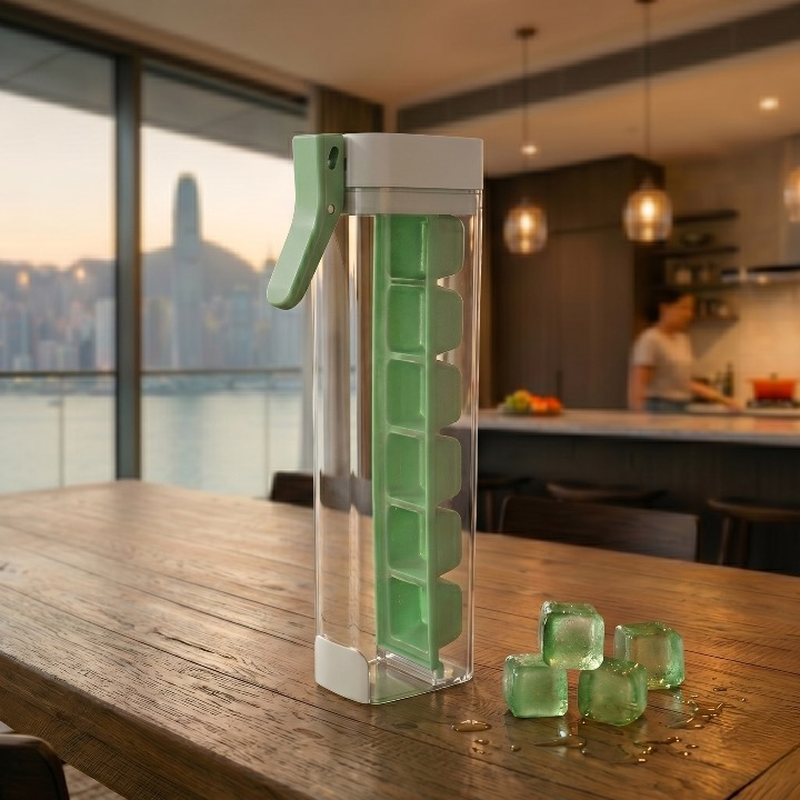 HomeyPick™ One-Hand Press Ice Maker Bottle