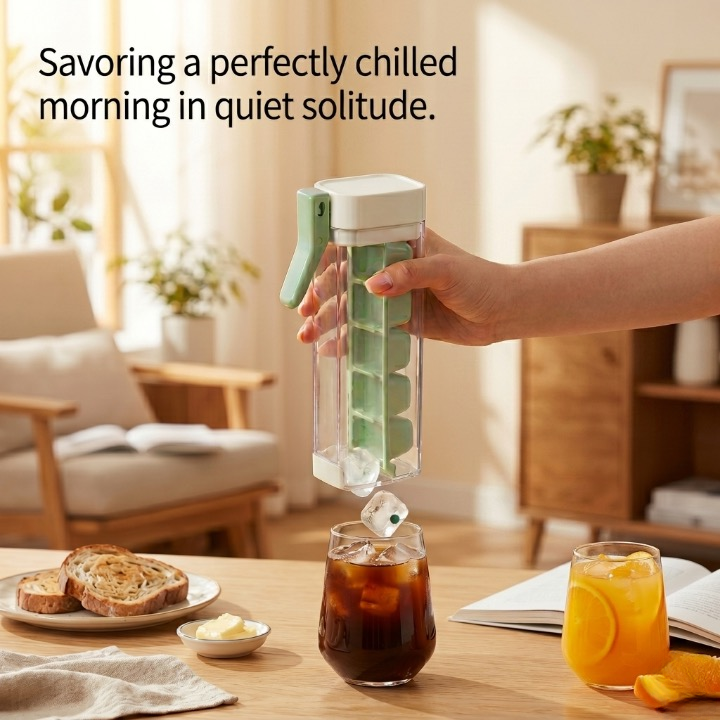 HomeyPick™ One-Hand Press Ice Maker Bottle