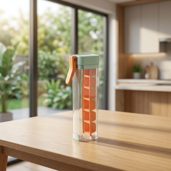 HomeyPick™ One-Hand Press Ice Maker Bottle