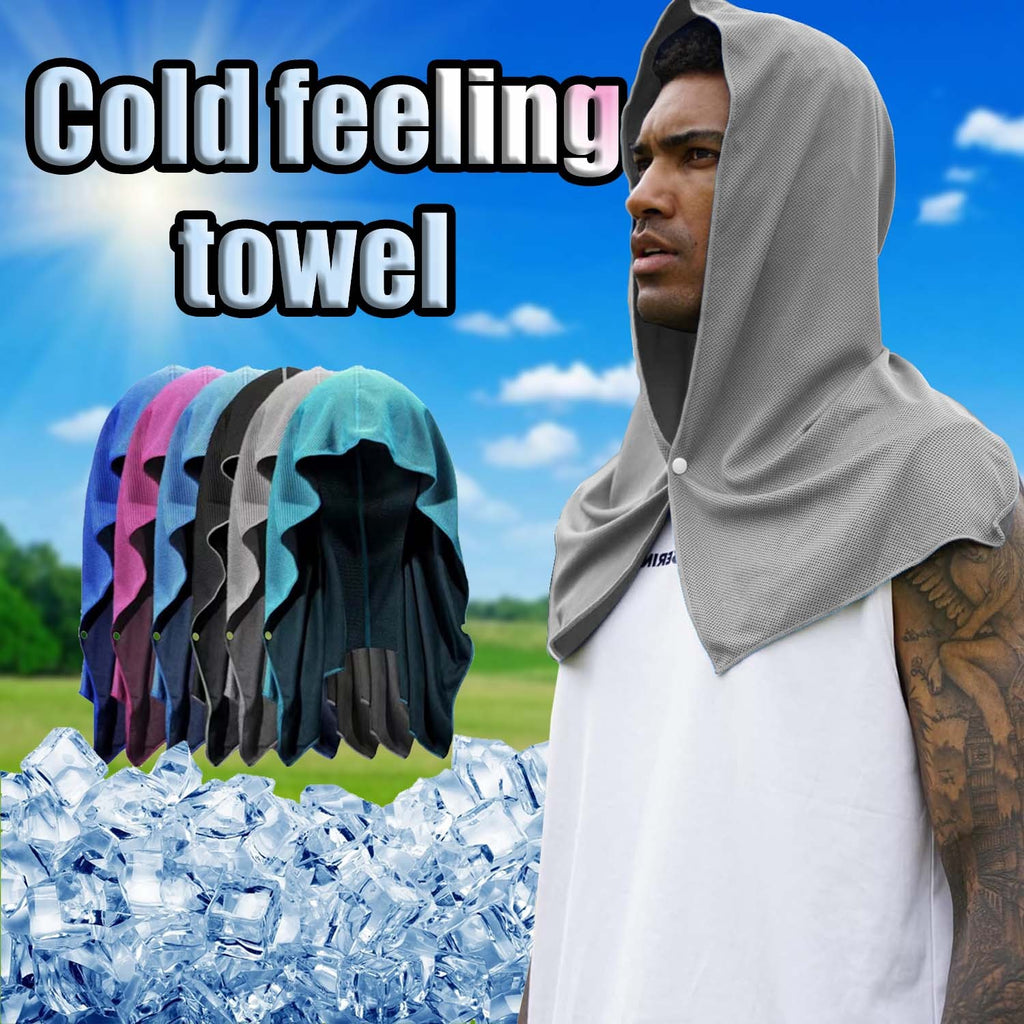Quick Drying Sports U-shaped Hoodie Cooling Towel