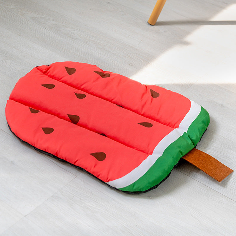 Cooling Mat Summer Fruit Pet Beds