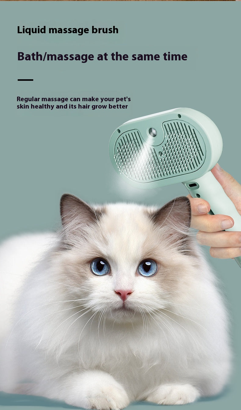 Pets Spray Hair Cleaning Grooming Water Brush