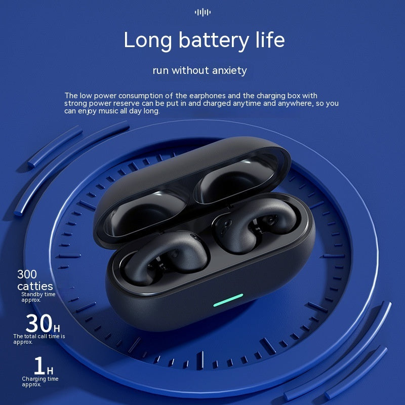Wireless 5.3 Bluetooth Headset TWS Comfortable Wear Not In-Ear