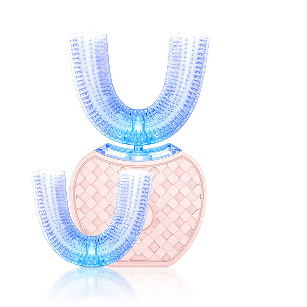 360 Degrees Intelligent Automatic Electric Waterproof Whitening Blue Light Toothbrush