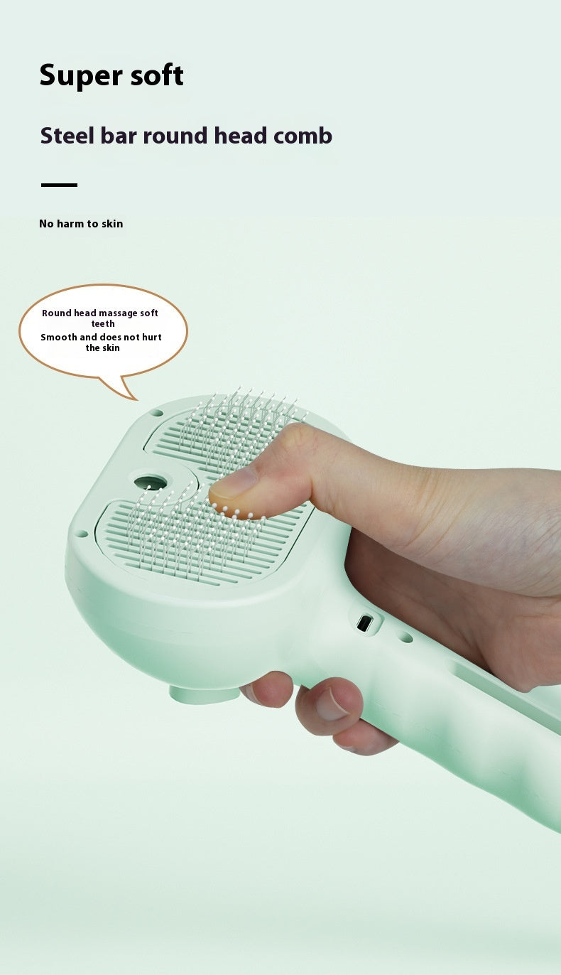 Pets Spray Hair Cleaning Grooming Water Brush