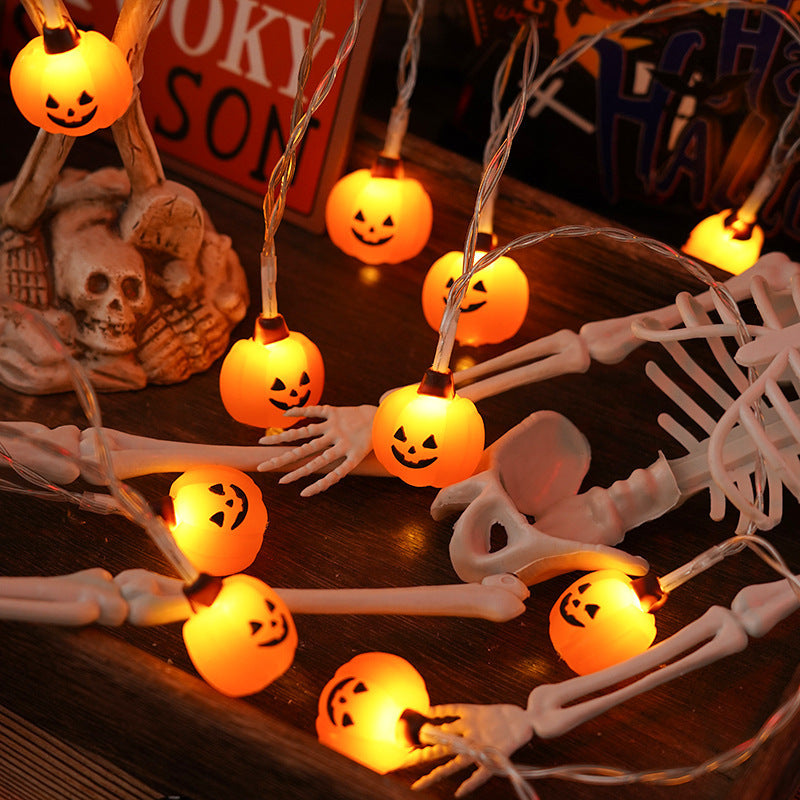 Halloween Lighting Chain Pumpkin Ghost Bat Indoor And Outdoor Home Decoration