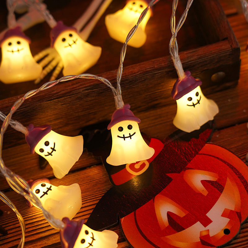 Halloween Lighting Chain Pumpkin Ghost Bat Indoor And Outdoor Home Decoration