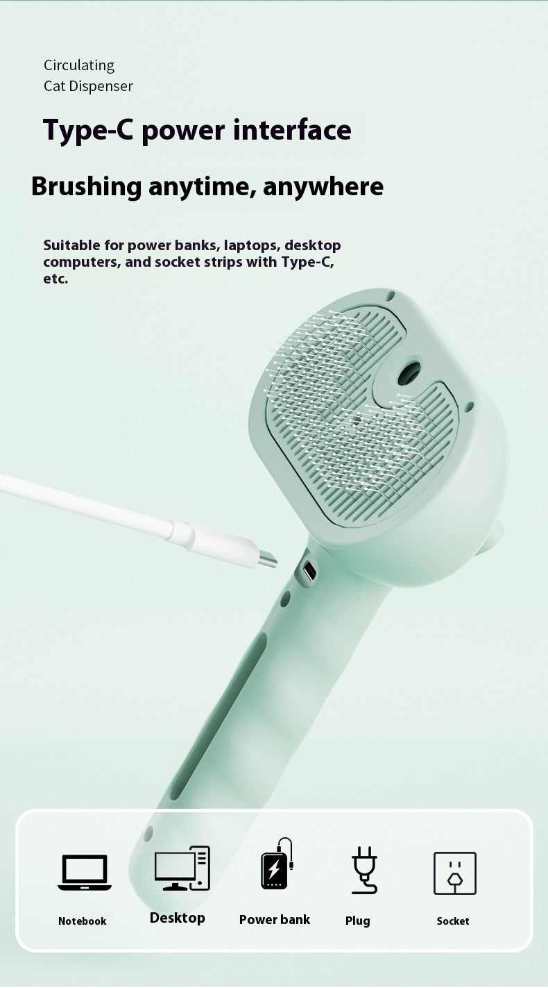 Pets Spray Hair Cleaning Grooming Water Brush