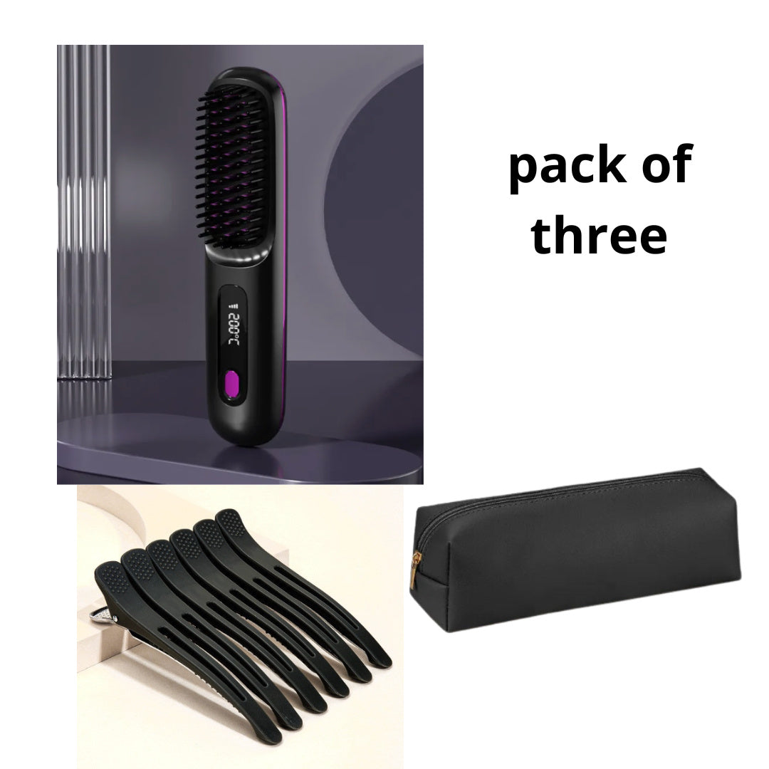 2 In 1 Straight Hair Comb Wireless